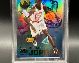 Michael Jordan Graded Basketball Card Metal Insert Card - 8.5 Near Mint +