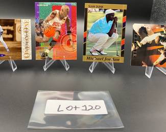 (4) Michael Jordan Basketball Cards Chicago Bulls