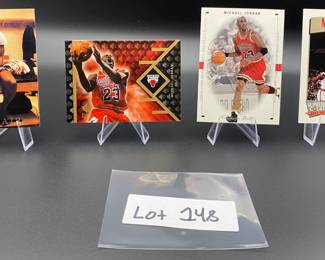 (4) Michael Jordan Basketball Cards Chicago Bulls