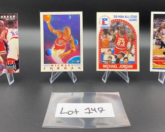 (4) Michael Jordan Basketball Cards Chicago Bulls