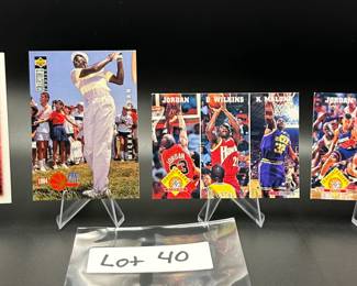 (4) Michael Jordan Basketball Cards Chicago Bulls