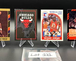 (4) Michael Jordan Basketball Cards Chicago Bulls