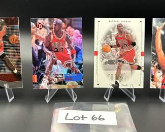 (4) Michael Jordan Basketball Cards Chicago Bulls