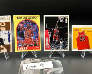 (4) Michael Jordan Basketball Cards Chicago Bulls