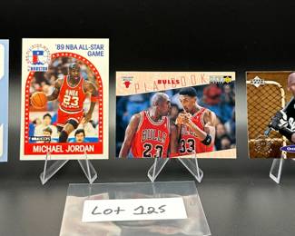 (4) Michael Jordan Basketball Cards Chicago Bulls