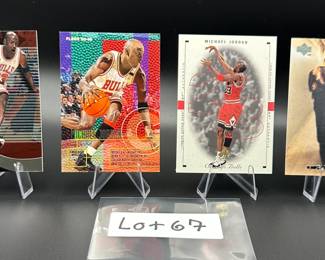 (4) Michael Jordan Basketball Cards Chicago Bulls