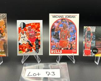 (4) Michael Jordan Basketball Cards Chicago Bulls