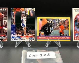 (4) Michael Jordan Basketball Cards Chicago Bulls