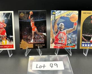 (4) Michael Jordan Basketball Cards Chicago Bulls