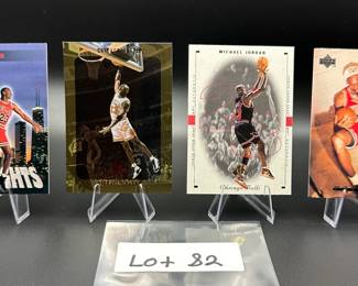 (4) Michael Jordan Basketball Cards Chicago Bulls