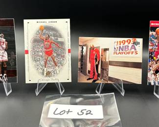 (4) Michael Jordan Basketball Cards Chicago Bulls