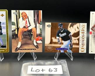 (4) Michael Jordan Basketball Cards Chicago Bulls - Including Baseball Gold Metal Rookie and College Card