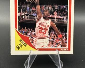 1989-90 Fleer - Michael Jordan Of Chicago Bulls Card Number #21