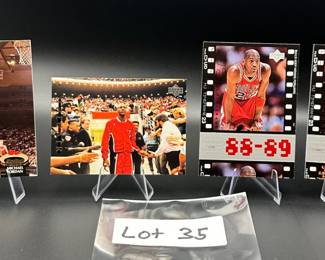(4) Michael Jordan Basketball Cards Chicago Bulls