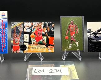 (4) Michael Jordan Basketball Cards Chicago Bulls