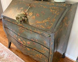 Painted 19th century French desk