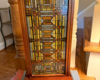 Frank Lloyd Wright stained glass sculpture