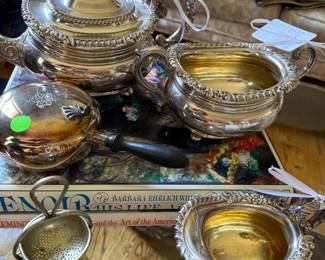Sterling 3 piece tea service 
