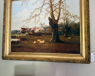 Alfred de Breanski, Jr. oil on canvas, 19th century British