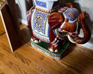 Whimsical garden stool