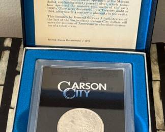 1882cc uncirculated Morgan Dollar, in box