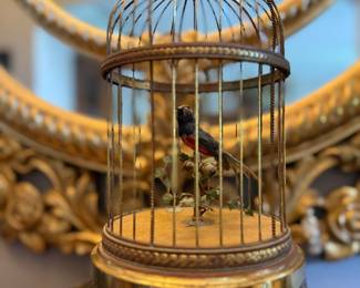 19th century French bird cage automaton