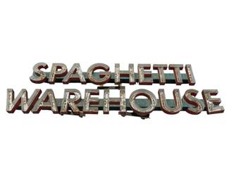 Monumental Spaghetti Warehouse Metal Sign