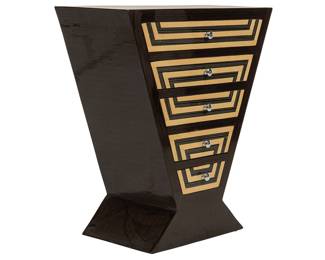 Art Moderne Style Geometric Chest of Drawers