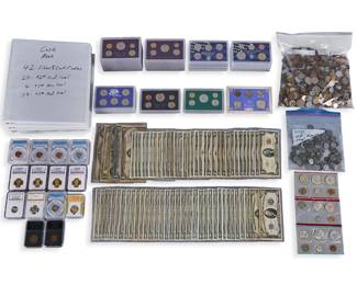 Large Collection of Coins