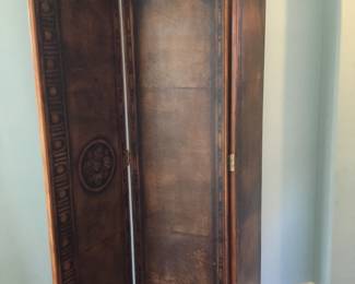 Vintage leather screen