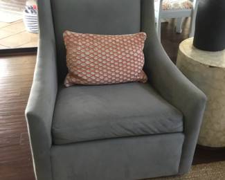 West Elm glider chairs and pillows $200 per chair