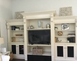 Decor Items and art (Built in is not for sale)