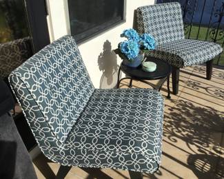 Outdoor chairs and table