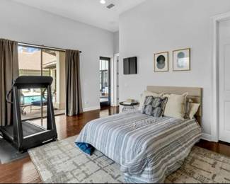Bedding, rug, bed, treadmill, art