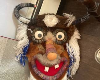 Vintage Romanian folk mask