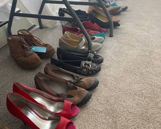 SHOES...Most are size 9-11, some 8"s also