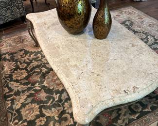Hand blown glasss from California 
Signed by designer 