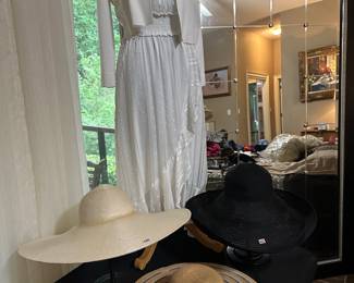 A lot of beautiful hats 
Many designer 