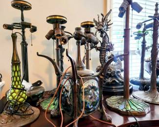 Lamp Based Marked Tiffany