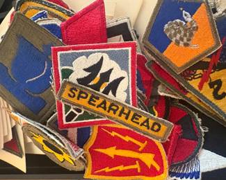 Vintage military patches