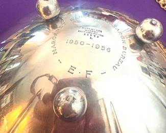 Tiffany and Co sterling silver ball footed bowl
