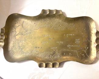 Brass Turkish ashtray