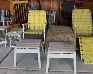 Patio and Lounge Chairs and Tables