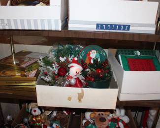 Christmas Cars, Wreaths, Stuffed Animals