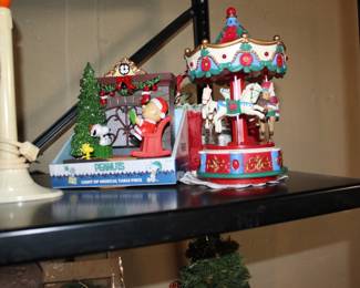 Charlie Brown Musical Decoration, Merry Go Round