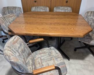 Table and 6 chairs