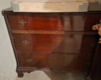 Mahogany chest