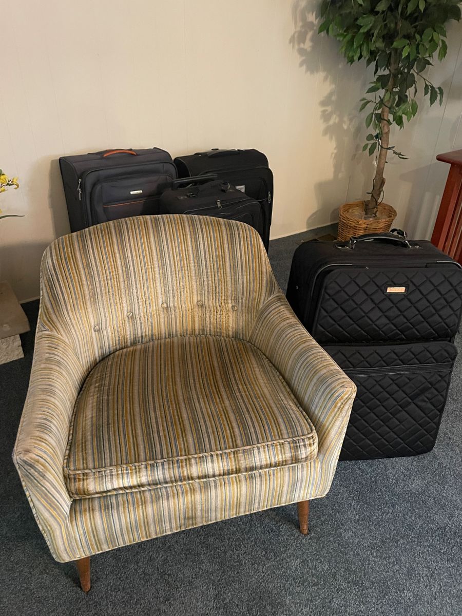 MCM Chair & Luggage - one is Vera Bradley