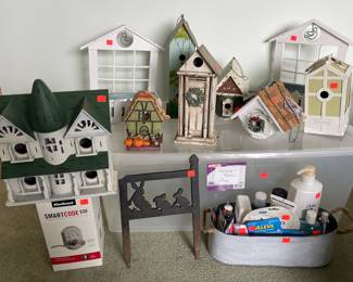 Bird houses, Cast Iron Bunny Grate and Smart Lock