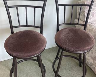 2 Metal Stools